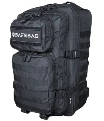 Plecak ewakuacyjny z wyposażeniem SAFEBAG MAX - czarny