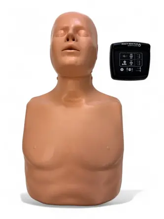 PRACTI MAN PLUS - manekin RKO BLS/AED + panel