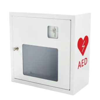 Gablota na defibrylator AED z alarmem dźwiękowym