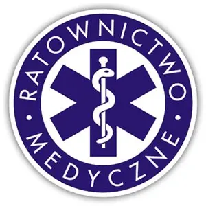 Naklejka Ratownictwo Medyczne 10 cm zewnętrzna